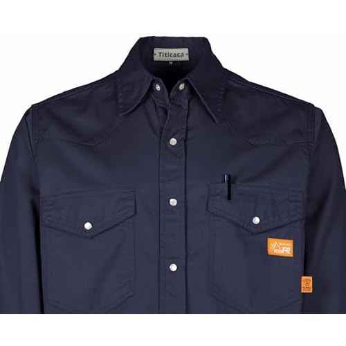 Titicaca FR Shirt Flame Resistant Work Shirt Men's Cotton 7.5oz Welding Shirt