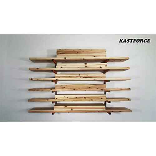 KF1006 Lumber Storage Rack 6-Level System 110 lbs (50kg) per Level with Durable Sheet Metal Screws, Wood Rack