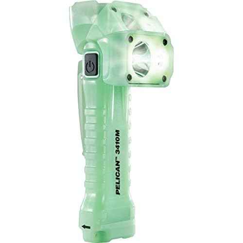 Pelican 3410 Right Angle LED Flashlight with Magnetic Clip (Photo Luminescent Body)
