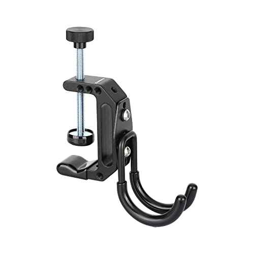 CAMVATE Heavy Duty Wall Hanging Hook for Tool Storage + Extended Super C Clamp with 1/4" & 3/8" Mounting Points - 3091
