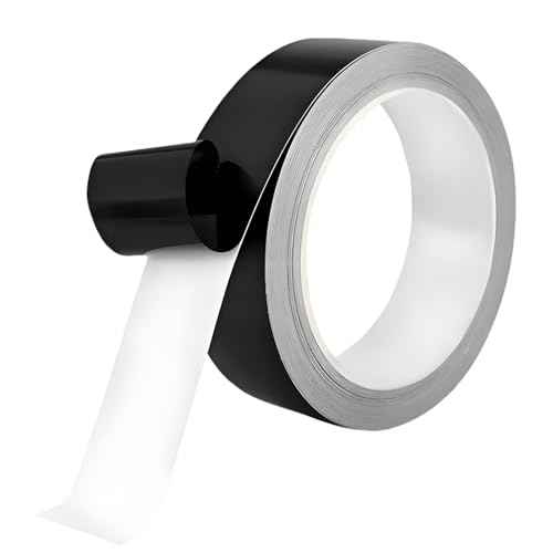 Blackout Tape 1.2 inch x 66 Feet Dark Masking Stickers to Blocking100% of Light, LED Cover Shading Tape for Windows, Electronics, Blinds, Aquarium, Indicator, LCD, Routers, Lamp Strips, Dimming Sheet