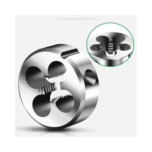 M14 x 1.5mm Metric Tap And Die Set,M14 x 1.5mm High-Speed Steel Machine Tap Die Set,Thread Tap And Round Thread Die Right Hand (M14 x 1.5mm)
