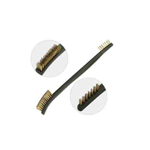 Brass Wire Brush, 5 Pcs Samll Brass Wire Brush, Mini Wire Brass Brushes for Cleaning