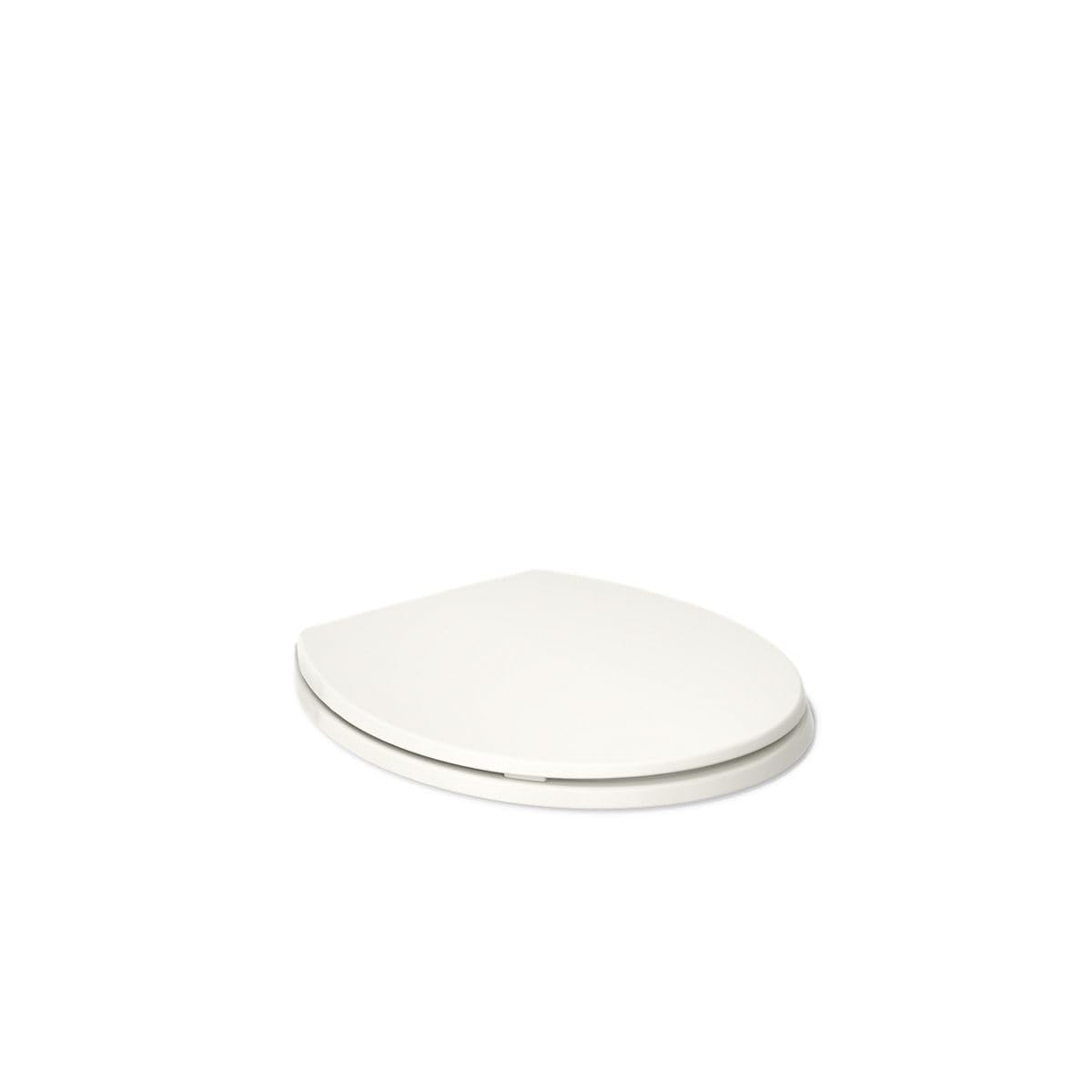 KOHLER 20111-96 Brevia, Slow Close Toilet Seat, Round Toilet Seat, Grip-Tight Bumpers Quick-Attach Hardware, Biscuit (Pack of 2)