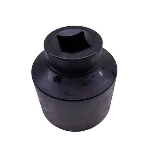 1" Drive 2-1/2" Impact Socket, 6-Point, Heat Treated Cr-V Alloy Steel