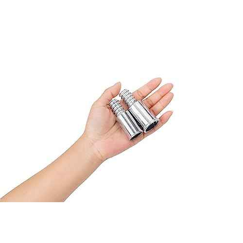 Threaded Tips Replacement for Extension Poles Repairing, Push Broom Handle Threaded End (1 in & 3/4 in)
