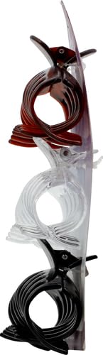 Goody Classics Large Sprial Claw Clips - 12-Pack, Assorted Colors - Great for Easily Pulling Up Your Hair - Pain-Free Hair Accessories for Women, Men, Boys, and Girls