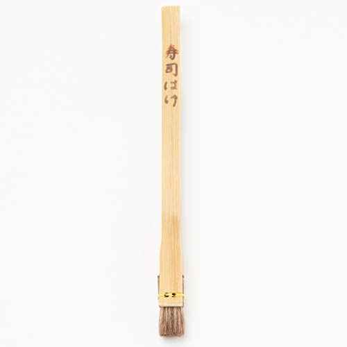 Endo Shoji BHK7501 Brush and Paint Brush, Commercial Use, Bamboo Pattern, Sushi Brush (Horse Hair), 0.4 inches (10 mm), Made in China