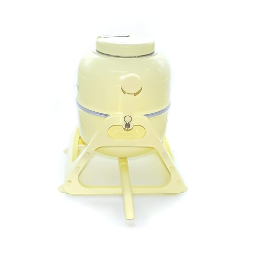 WonderWash Portable Washing Machine for Apartment & Tiny Spaces - Manual Hand Clothes Washer with Retro Design - Clean Laundry Anywhere with Our Countertop, Non-Electric, Small Washer - Yellow