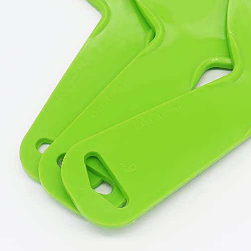 Plastic Putty Knife, 3 PCS 6 Inch Scraper Tool, Flexible Spackle Knives for Drywall, Decals, Wall Paper, Patching, Painting, Taping, Scraping Coating