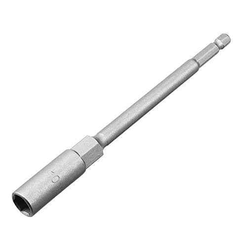 uxcell 1/4" Quick-Change Hex Shank 10mm Nut Setter Driver Drill Bit, 150mm Length, Metric No-magnetic