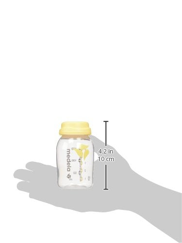 Medela Breast Milk Collection and Storage Bottles with Solid Lids - 6pk/5oz-150mL Breastmilk Container, Compatible Breast Pumps and Made Without BPA