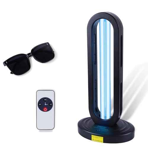 Home Disinfection Device,UV Light Sanitizer for Dust Mites, Ultraviolet Light Sanitizer for Room,UVO 254 Lamp,UVC Lamp with Remote Control