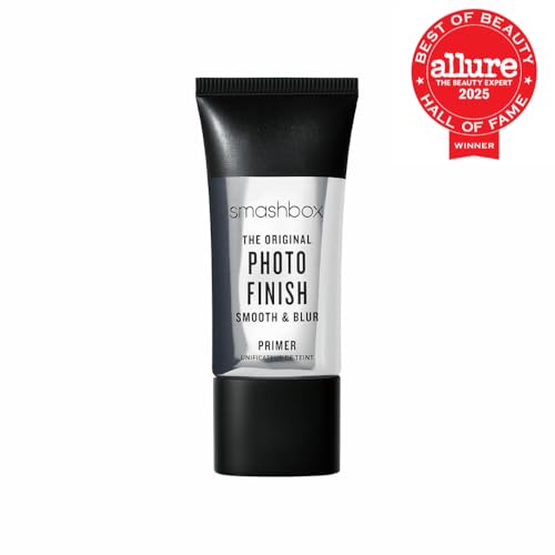 Smashbox The Original Photo Finish Smooth & Blur Makeup Primer | Instantly Smooths and Blurs Fine Lines and Pores | Vitamins A + E, 1 Fl Oz