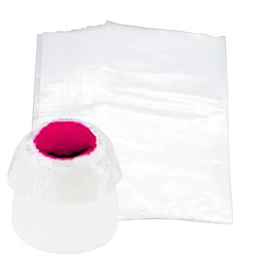 Paint Sprayer Cup Liners 50 Pcs Clear Spray Gun Bags Sprayer Cup Canister Liners for HVLP Wagner Paint Sprayer Parts Accessories Compatible with Most Spray Guns (7.8 x 11.8 Inch)