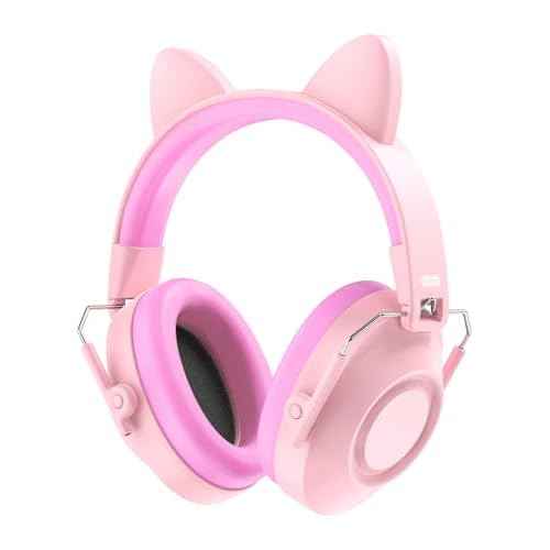 Ear Muffs for Noise Reduction: 32dB SNR Noise Cancelling Headphones for Kids, Adjustable Kids Ear Hearing Protection for Autism Sensory, Firewokrs, Concert w/Fun Stickers, Gifts for Daughter
