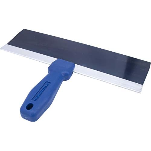 MARSHALLTOWN Blue Steel Taping Knives, 12, Inch Plastic Handle Drywall and Plastering, 5512P