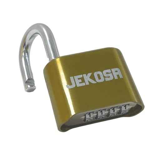 Jekosa¢ç JKC/50 [Weatherpoof] Heavy Duty Combination Lock Outdoor - Lock with 4 Digit Code [No Key] - Ideal for Gate, Shed, Fence