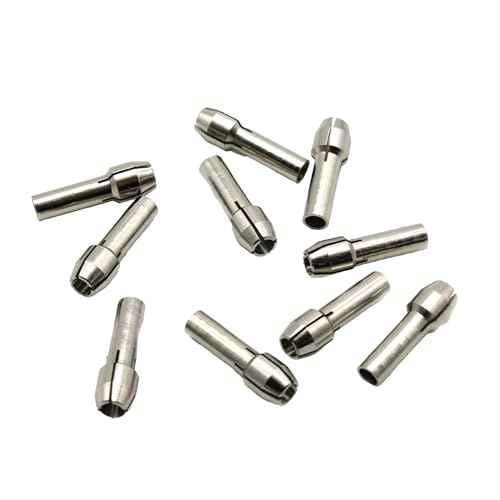 10 pc Durable Shiny 1/8 Inch Rotary Tool Collet Bit #480 for Dremel Rotary Tools