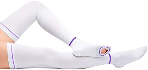 T.E.D. Anti Embolism Compression Stockings Thigh High Knee High for Women Men, 15-20 Mmhg Compression TED Hose.