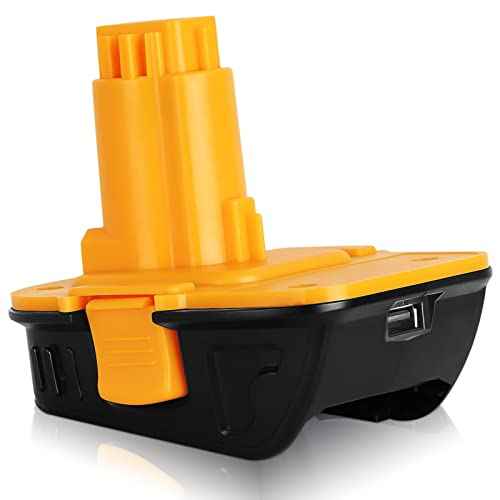 ¡¼Fast USB | Replace for Dewalt 20V to 18V Battery Adapter¡½ Converter DCA1820 for Dewalt 18V Tools Convert Dewalt 20V Battery DCB203 DCB206 to Dewalt 18V XRP NiCd NiMh Battery DC9098 DC9096 for Phone
