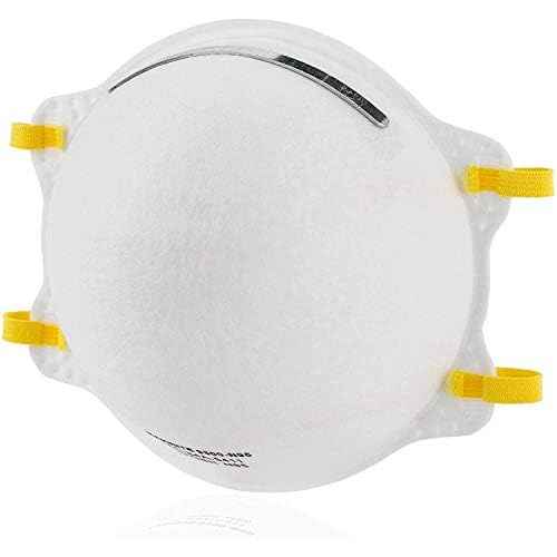 NIOSH Certified 9500-N95 Pre-Formed Cone Particulate Respirator Mask, M/L Size (Pack of 20 Masks)