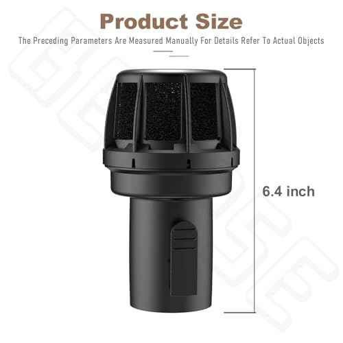 2-1/2-Inch Vacs Vacuum Diffuser Muffler CMXZVBE38660 for Craftsman CMXEVBE17596 Shop Wet/Dry Vacuum Cleaner Attachment, Reduce Noise