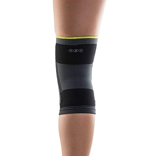 DonJoy Performance Deluxe Knit Knee Sleeve With Stays and Buttress - Mid-Level Support Knee Brace for PFPS, Sprains, Instabilities - Large