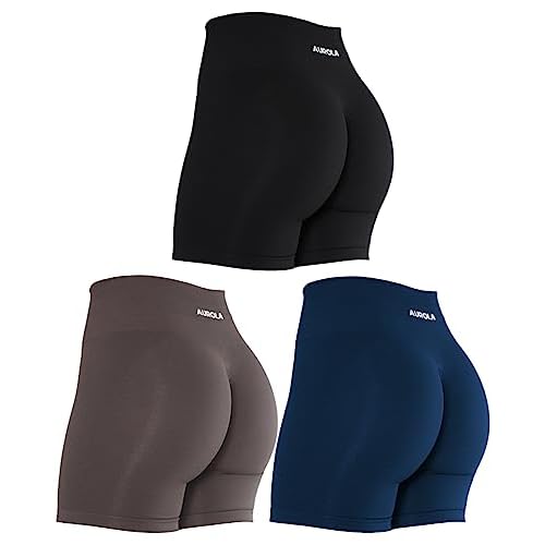 AUROLA Intensify Workout Shorts for Women Seamless Scrunch Short Gym Yoga Running Sport Active Exercise Fitness Shorts