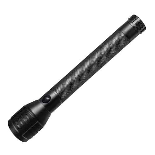 Heavy-Duty LED 4-Cell D Flashlight High Lumens, 3 Modes, Zoomable Flashlights for Power Outages, Hurricane Supplies, Camping