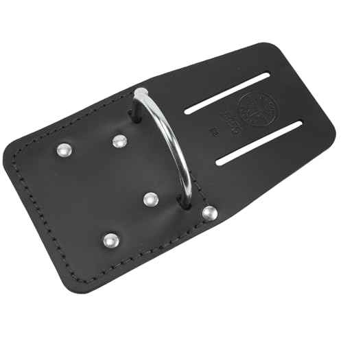 Klein Tools 5456 Leather Hammer Holder with Slotted Connection and Metal Ring