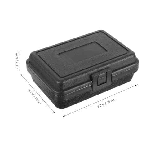 DOITOOL 4 Pcs Portable Tool Storage Box Hard Case Small Tool Box Travel Carrying Case for Craft Storage Household Hardware Organizer (6.2x4.7x2.3in)