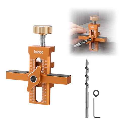 Imbot Cabinet Door Installation Positioner for quick and accurate setup£¬Easily Adjustable Aluminium Alloy Versatile Cabinet Door Positioning Tool for Installing Frameless or Face Frame Cabinet Doors