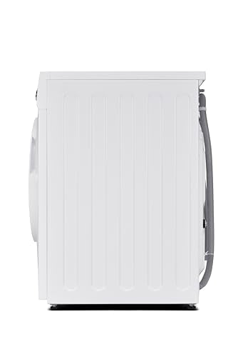 Midea 24 Inch All-in-One Front Load Washer Dryer Combo, 2.7 Cu.ft 26lbs Ventless Full-Automatic Washing Machine with Steam Care, Overnight Dry, 1400 RPM 16 Wash Cycles, White