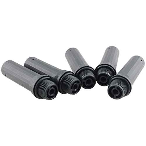Air Compressor Breathing Valve FMHXG 5PCS 15.5mm / 0.6Inch Black Plastic Air Compressor Breather Rod, Engineering Breathing Nozzle Valve Vent Cap, Air Compressor Pump Accessories