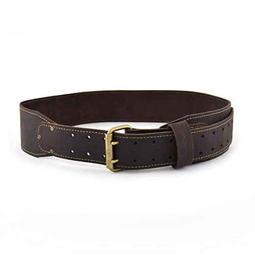 Style N Craft - 3" Wide, Long, Tapered Full-Grain Oiled Leather Work Belt, Durable, Stylish and Rugged, available in 3 sizes