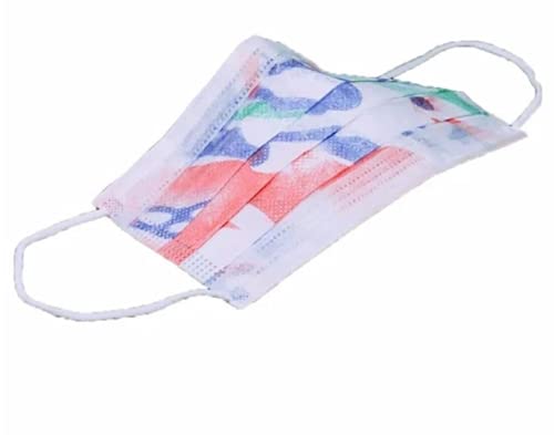 ValuMax 5630E-PGO Ultra-3-In-1 Sensitive Disposable Earloop Face Masks, Cellulose Inner Layer, High Filtration, PGO Multicolor, Box of 50