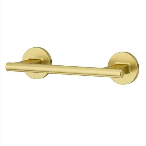 Pfister Capistrano Toilet Paper Holder, Bathroom Tissue Roll Holder, Wall-Mounted, Screw-in, Brushed Gold Finish, BPHCSO0BG