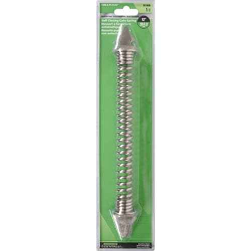 Hardware Essentials 851838 Stainless Steel Self-Closing Gate Spring, Adjustable Tension,