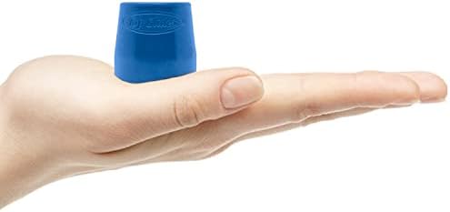 KIT: Top Glides Universal Walker Replacement Legs with Rubber Tips (Dark Blue)