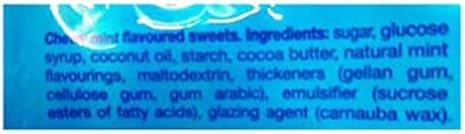 Mentos Mint Flavour Chewy Dragees, Breath Freshening Sweets - 3 x 150 g