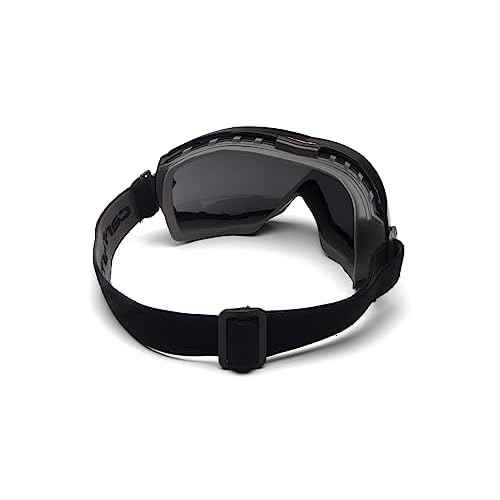 Carhartt Gear CHG12KIT Goggle Kit - Clear Lens with Gray Replacement - One Size Fits All - Black