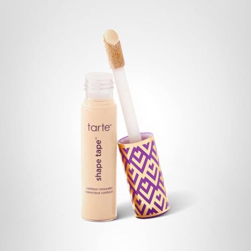 tarte shape tape concealer – Full-Coverage Creaseless Soft Matte Finish, Brightening Under-Eye & Face Makeup, 16hr Longwear, Vegan & Cruelty-Free, full size, 12S fair