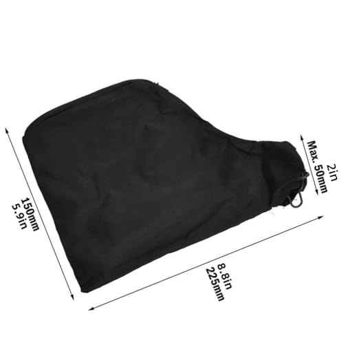 Suitable Compatiable with 255 Miter Saws Black Dust Jacket Bag With Zipper And Wired Adjustable Bracket, Belt Sander Parts Diagonal Saw Miter Saw Accessories 2-piece Package