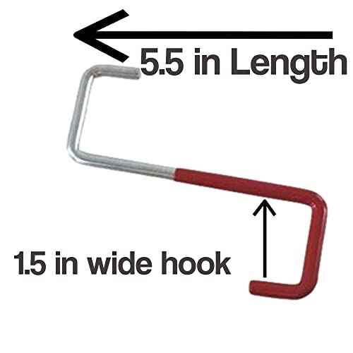 Do it Best Garage Hooks for Bike Racks, Wall Mounts, Ladders, Tools, and Storage Solutions (4 Hooks)