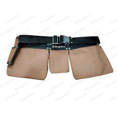 Buyohlic Heavy-Duty Polyester Tool Bag with 11 Pockets Double-Sided Design with Multiple Side Pockets