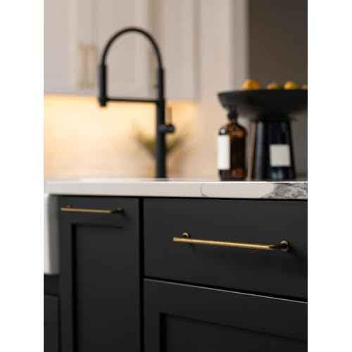 Antique Brass Cabinet Bar Pulls 12.6" Hole Center 5 Pack Classic Vintage Retro Drawer Handles Kitchen Cupboard Bathroom Dresser Cabinet Hardware