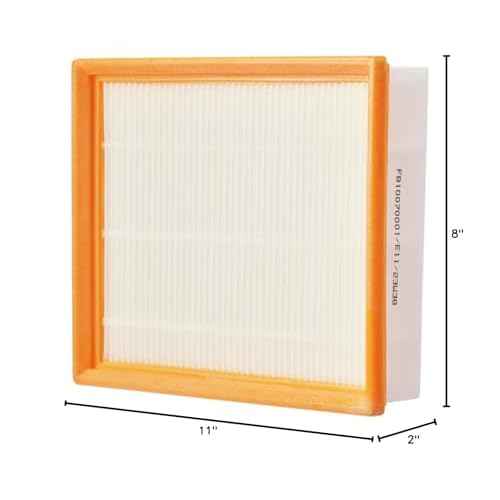 EGO AVF0900 Vacuum Replacement Filter for Power+ Wet/Dry Vacuum WDV0900, Up to 0.5 Microns Trap