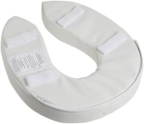 Essential Medical Supply Padded Toilet Riser, Plastic, 2" (Pack of 2)