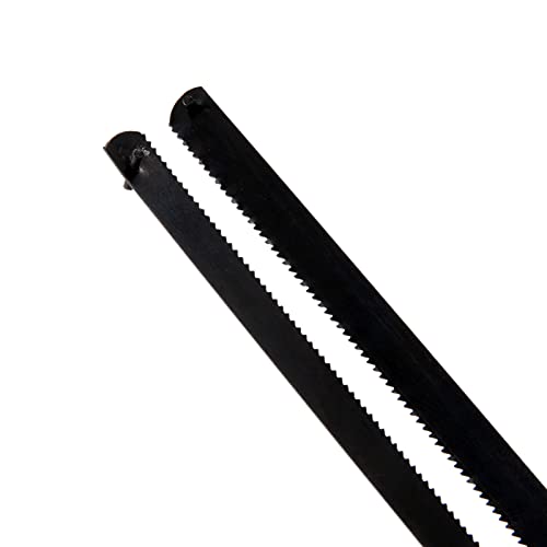 dophee 10Pcs 6 inch 150mm 24T Mini Hacksaw Blade Replacement, Multifunctional Carbon Steel Hand Saw Blade for Hand DIY Model Manual Woodworking PVC Metal Pipes Cutting
